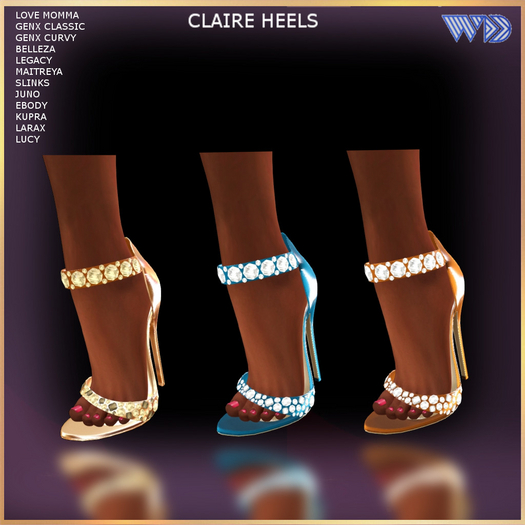 WAD DESIGNS CLAIRE HEELS