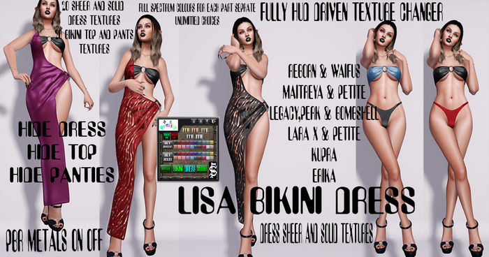 PrimsiSSt Lisa Bikini Dress WITH HUD