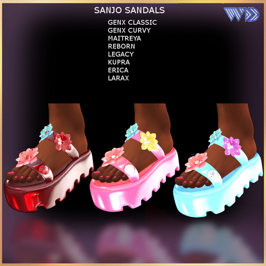 WAD DESIGNS SANJO SANDALS