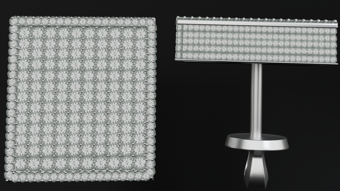 [Drip] Round Stone Earring