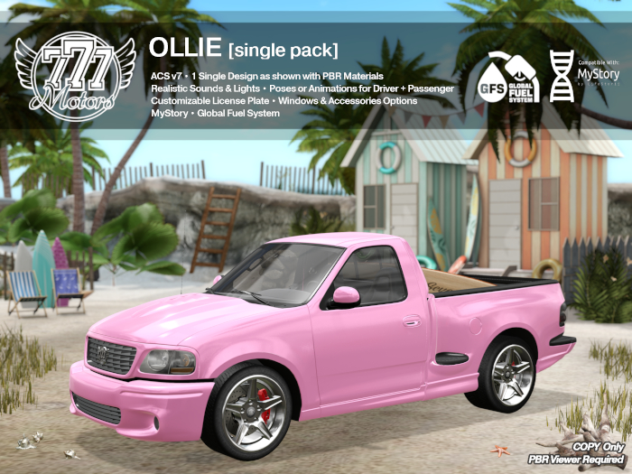 [777] OLLIE - Pink (Add) - [PBR Viewer Required]