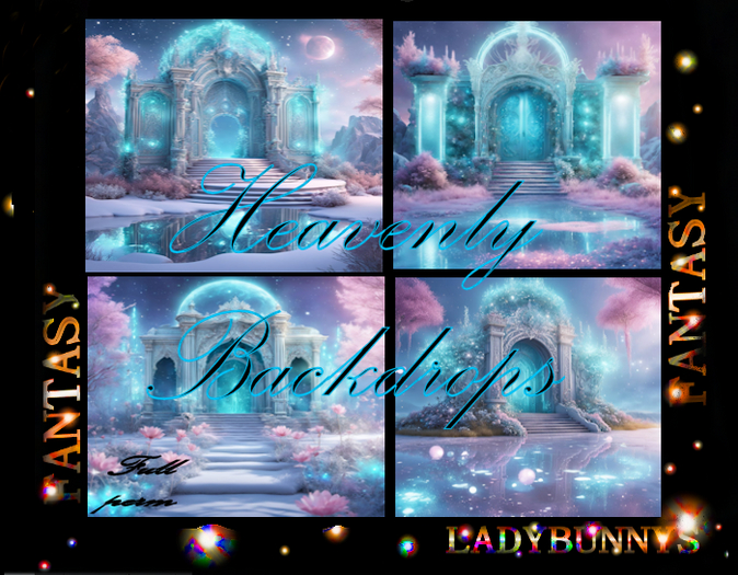 Fantasy Background Textures-Heavenly-full perm backdrop textures