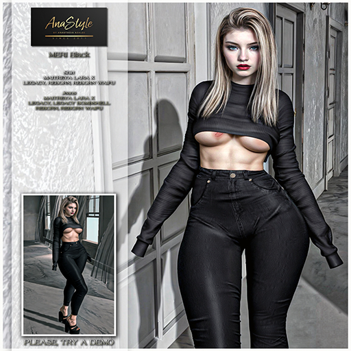 AnaSTyle - Meri Black Outfit (WEAR)*