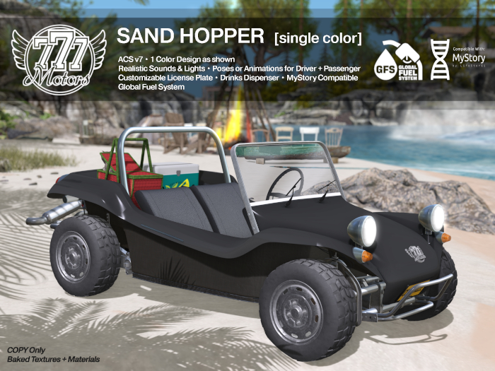 [777] Sand Hopper - Charcoal (Add)