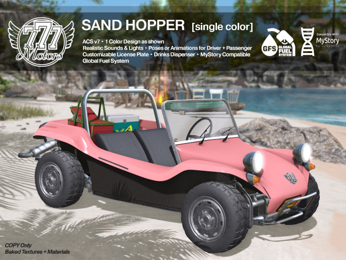 [777] Sand Hopper - Cotton Candy (Add)
