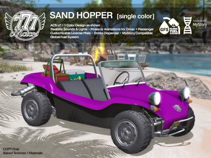 [777] Sand Hopper - Purple (Add)