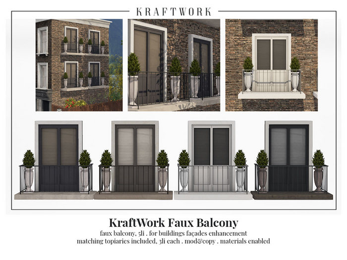 KraftWork Faux Balcony (Add Me)