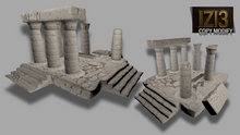 Mesh Ruins - Columns, Stairs, Platform (Copy/Modify)