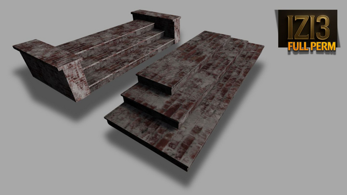 Stairs - Mesh (Full Perm, 2-Piece Set)