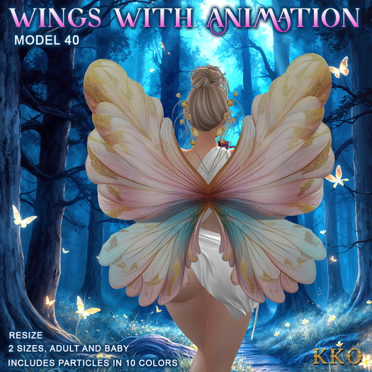 [KKO] Wings with animation - Model 40