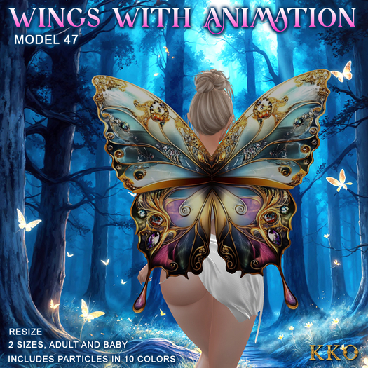 [KKO] Wings with animation - Model 47