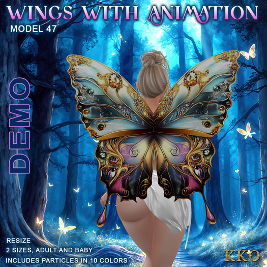 [KKO] Wings with animation - Model 47 DEMO