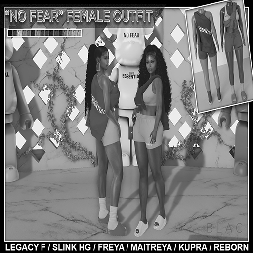 ///ZB-DEMO "NO FEAR" FEMALE FIT
