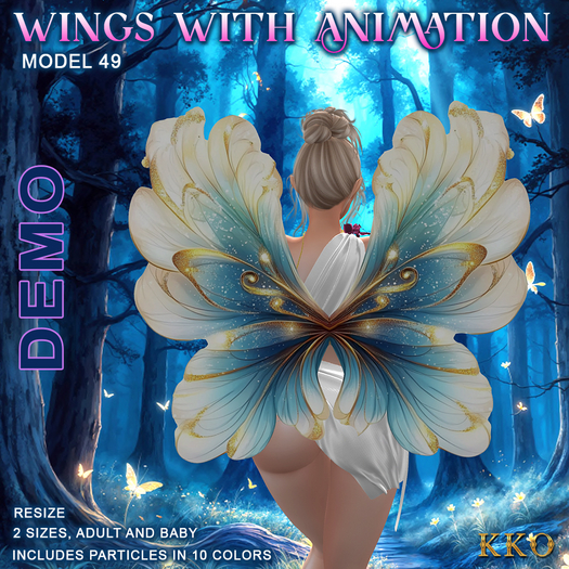 [KKO] Wings with animation - Model 49 DEMO