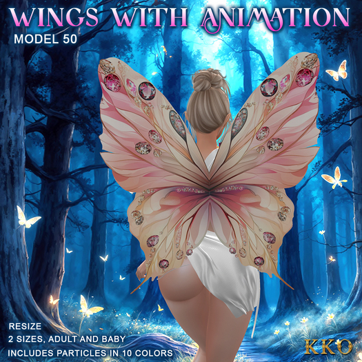 [KKO] Wings with animation - Model 50