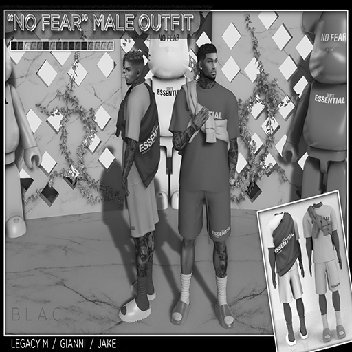 ///ZB-DEMO "NO FEAR" MALE FIT