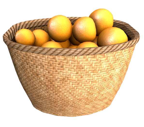 Pitaya - Floating Market - Oranges basket