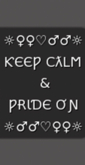 .:{ MG }:.  Keep Calm & Pride On - Gesture