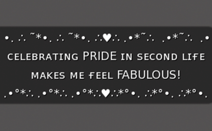 :: MG :: Celebrating Pride in SL - Gesture (with Sound)