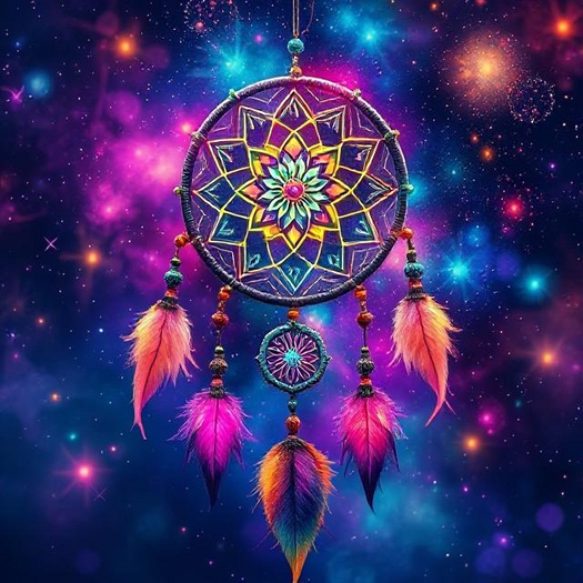 Colorful DreamCatcher 2  Wall Decal LCAE(Rez to Unpack)