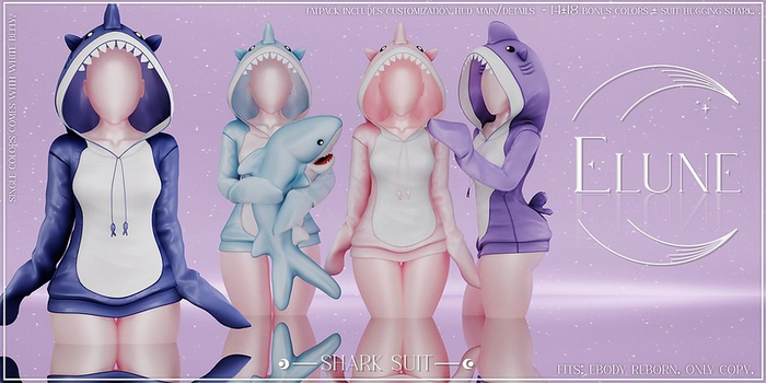 Elune. Shark Suit - Green