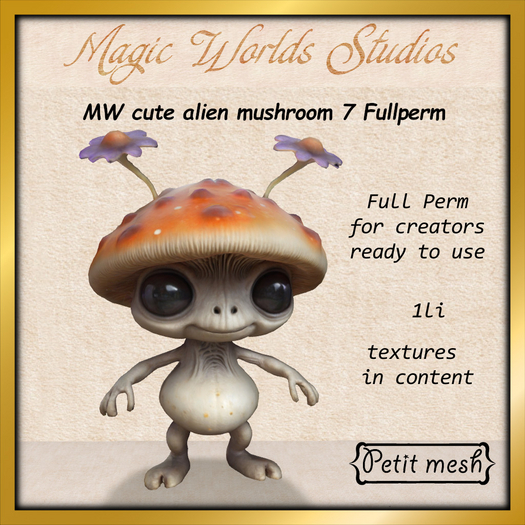 MW cute alien mushroom 7 Fullperm
