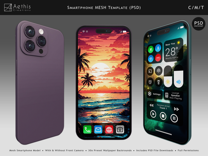 [AC] Smartphone MESH Template (With PSD) - Full Permissions