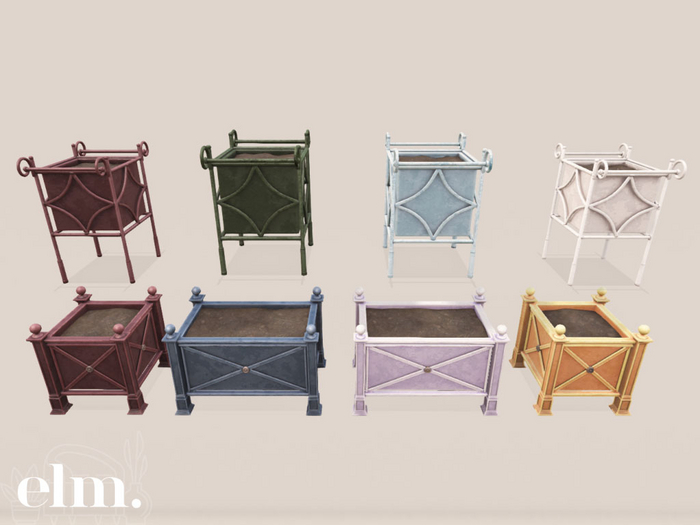 Elm. Cecily Planters [FATPACK]
