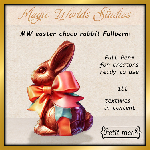 MW easter choco rabbit Fullperm
