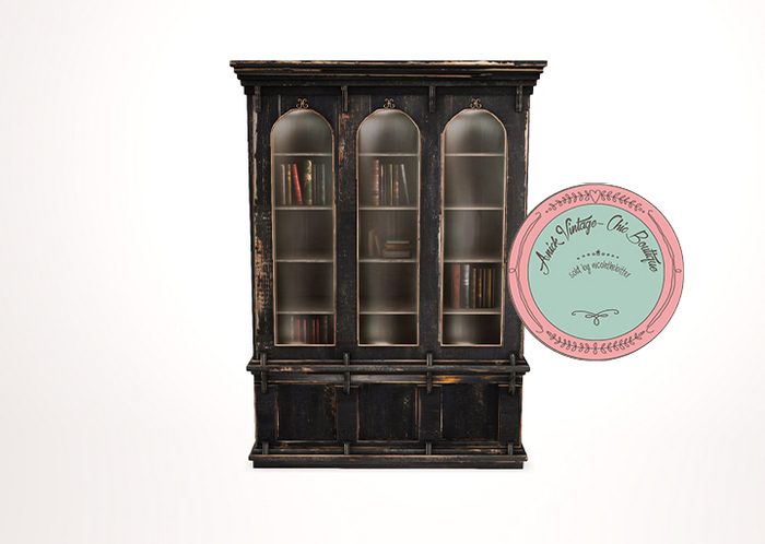 ionic : 19th Century Bookcase