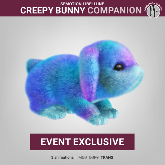 SEmotion Libellune Creepy Bunny Companion EXCLUSIVE