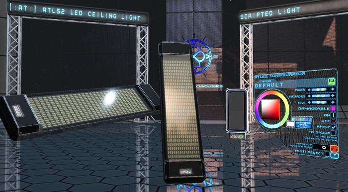 Second Life Marketplace - [:AT:] ATLS2 LED Ceiling Light
