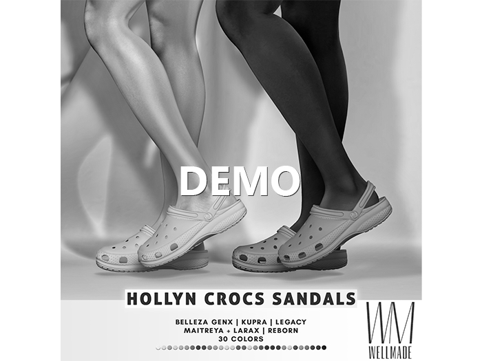 [WellMade] Hollyn Crocs Sandals DEMO