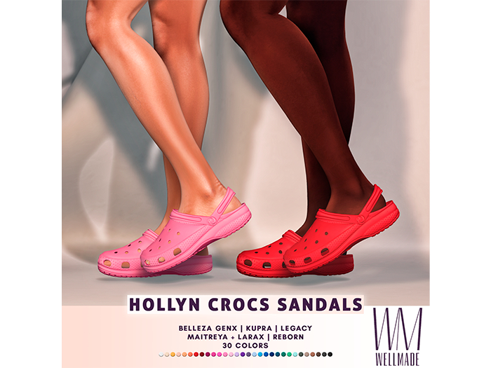 [WellMade] Hollyn Crocs Sandals 