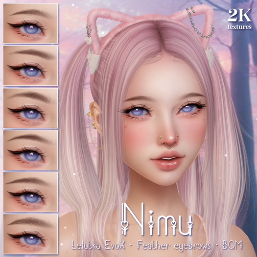 NIMU - Feather eyebrows (2k)