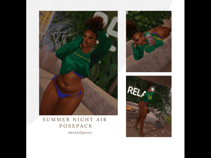 Summer Night Air Posepack
