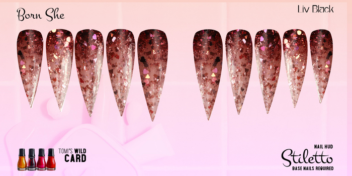 Nail HUD - Short Stiletto -  Born She