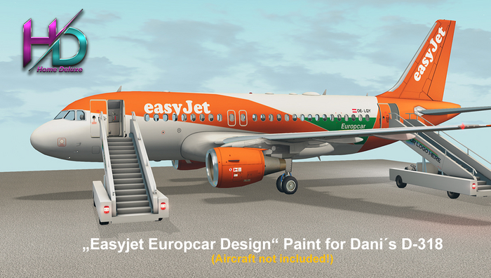 *HD* D-318 EasyJet Europcar Design