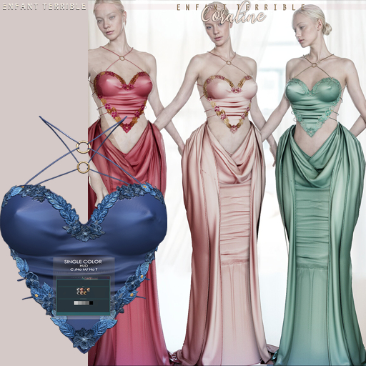 .ET. Coraline Top (add me) Bleu