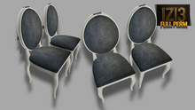 Divorce Black Leather Chairs - Mesh