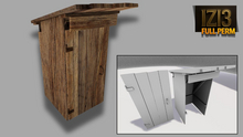 Mesh Beach Wood Hut - Full Perm