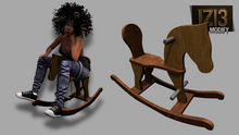 Toy Wooden Horse Swing - Mesh (Animated, Copy/Modify)