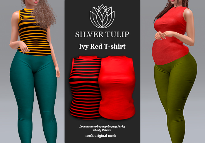 SilverTulip-Ivy-Red-T-Shirt