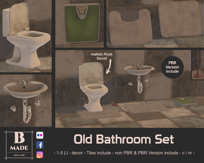 B-Made - Old Bathroom Set