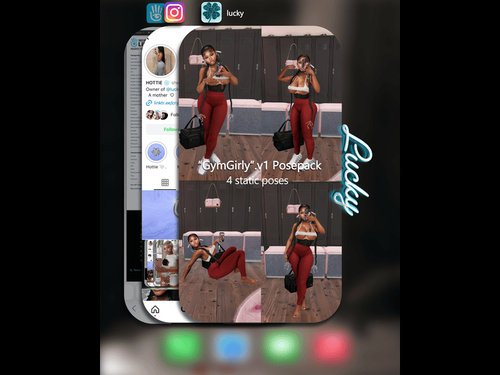Lucky. "GymGirly".v1 Posepack