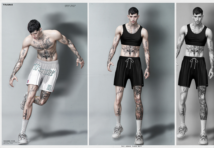 [Traume] Jers37 Basic Tanktop FATPACK