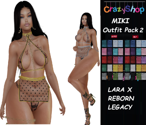 Crazy MIKI Outfit Pack 2