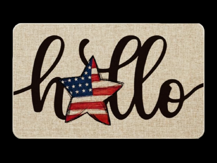 *6KW* FULL PERM Independence Day III Welcome Mat Texture #2