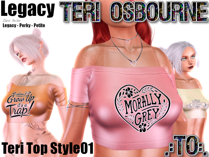 .:TO:. Teri Top Style01 - Earth Tones - Legacy v3 (ADD)