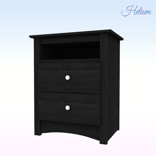 Black Nightstand Drawer
